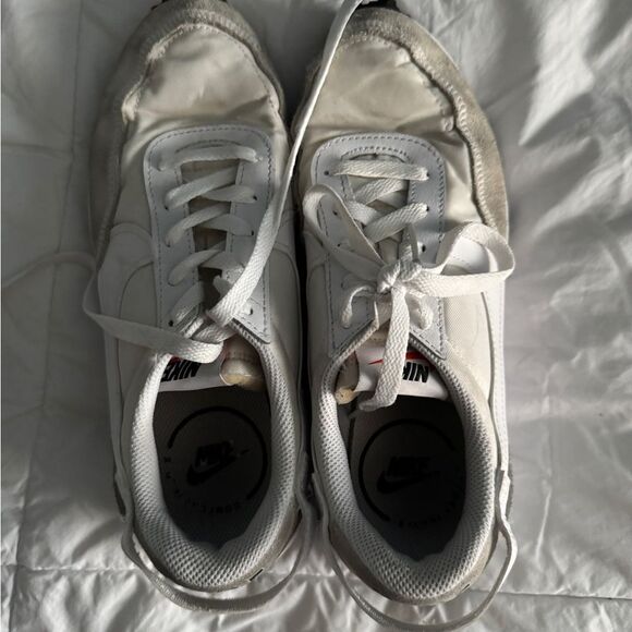 Offer a Price Nike Daybreak White/Beige Suede & Mesh Sneakers Women’s 8.5 - Picture 16 of 16